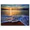 Designart - Peaceful Sandy Beach with Waves - Extra Large Canvas Art Print